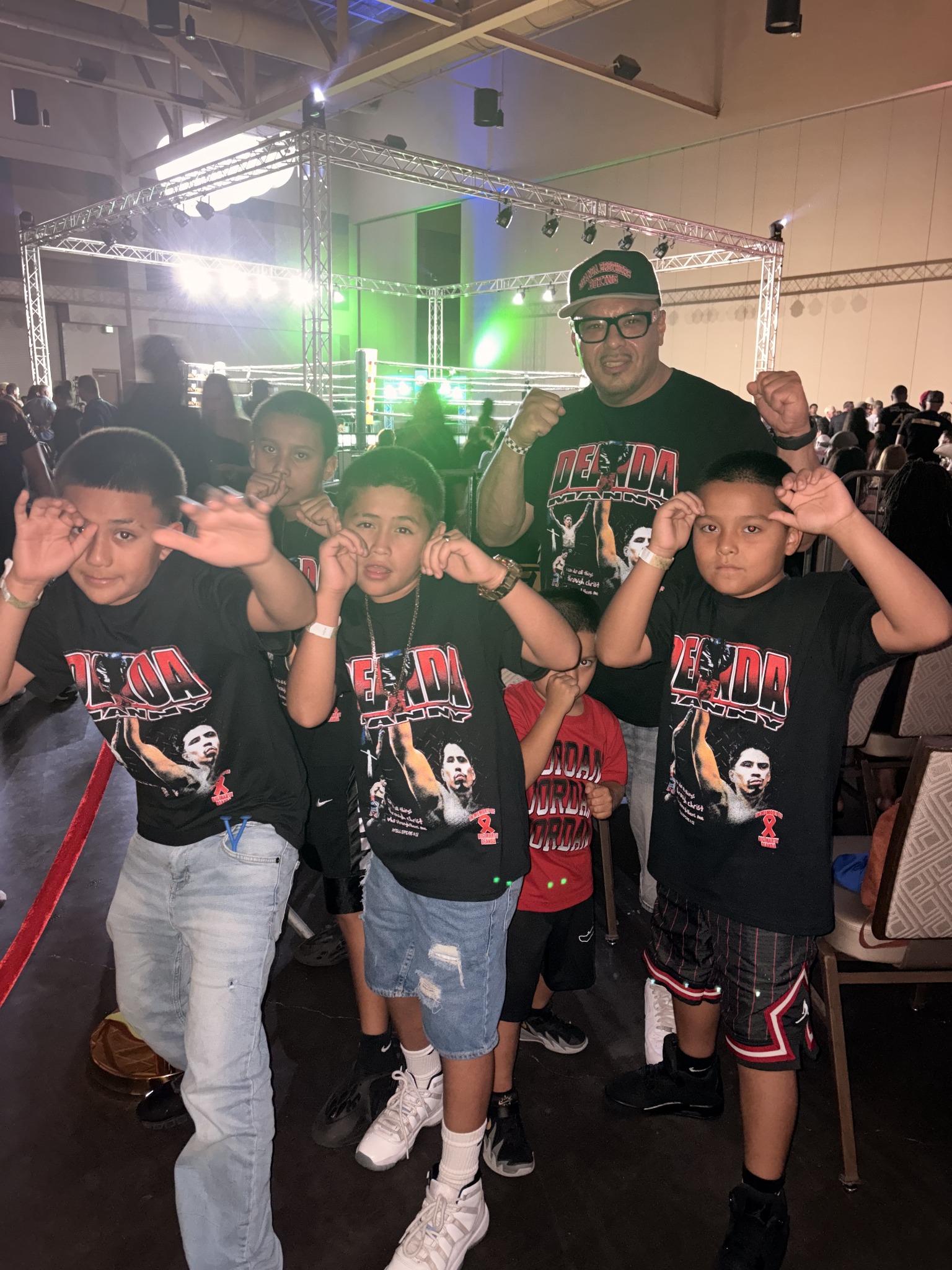 DeAnda family boxing event